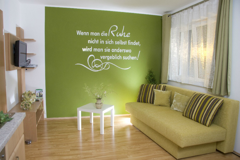 Wohnzimmer im Appartement Gebirgsbach - Gasthof Spengerwirt | &copy Gasthof Spengerwirt