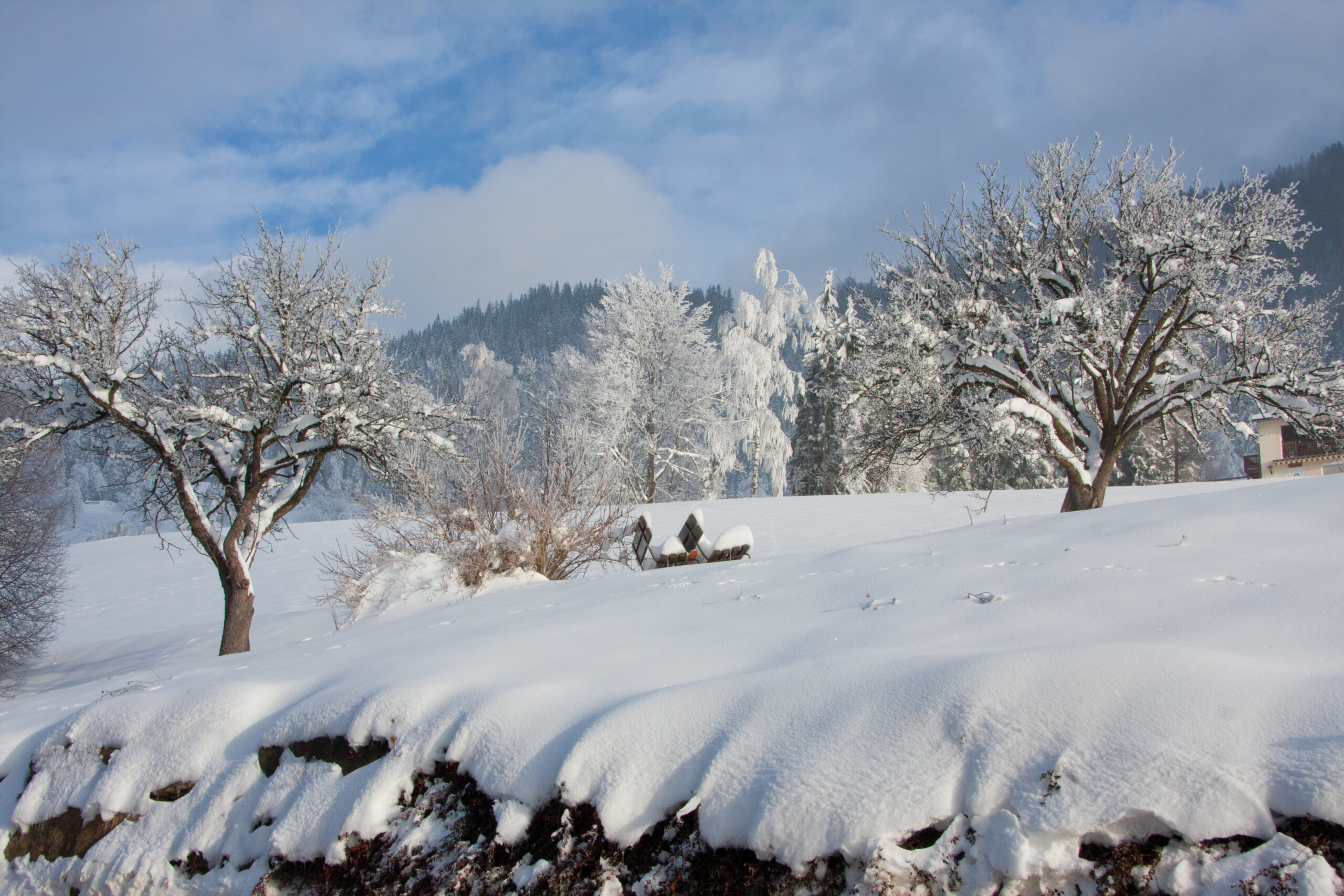 Schneelandschaft Hirschegg