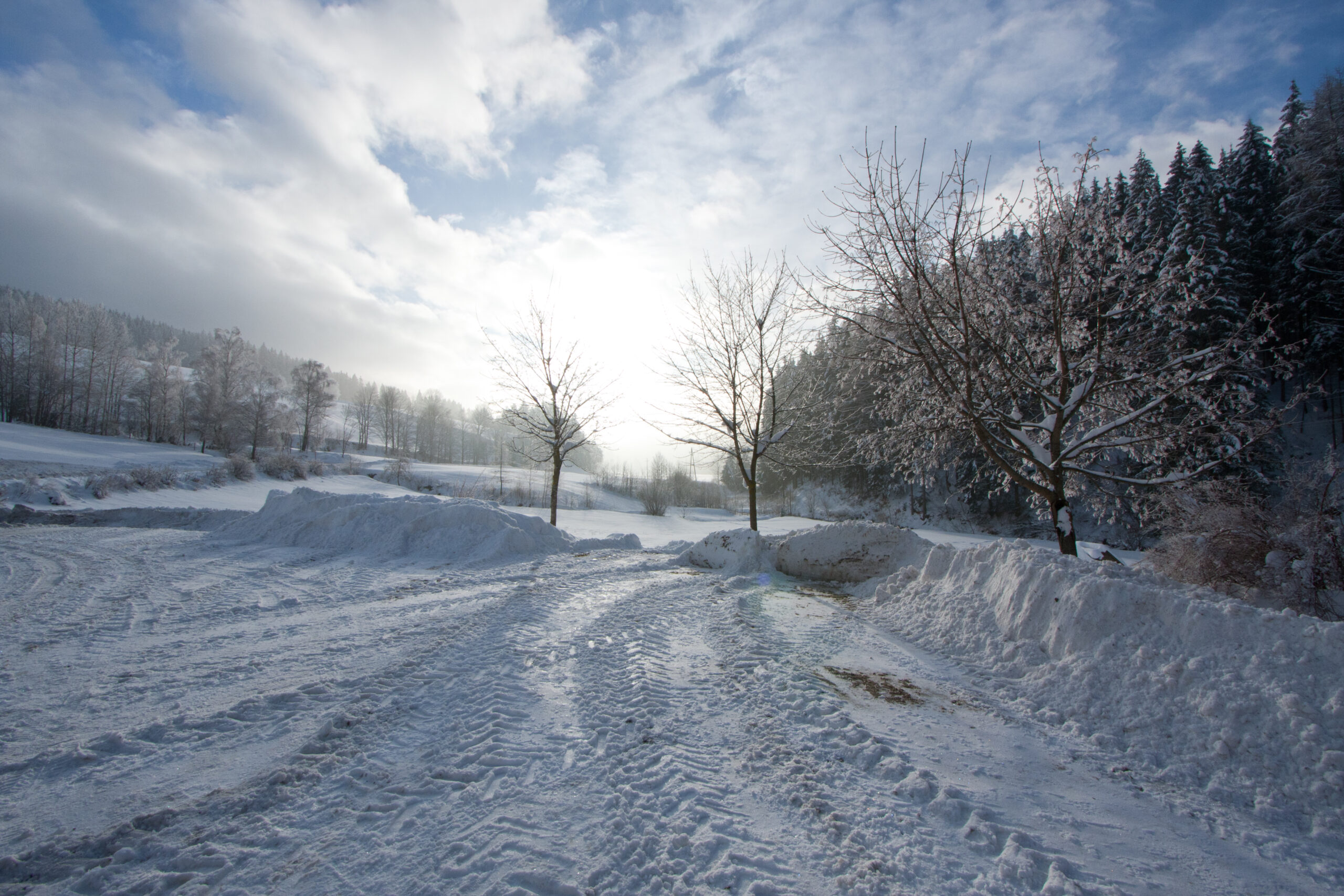 Winterlandschaft Hirschegg