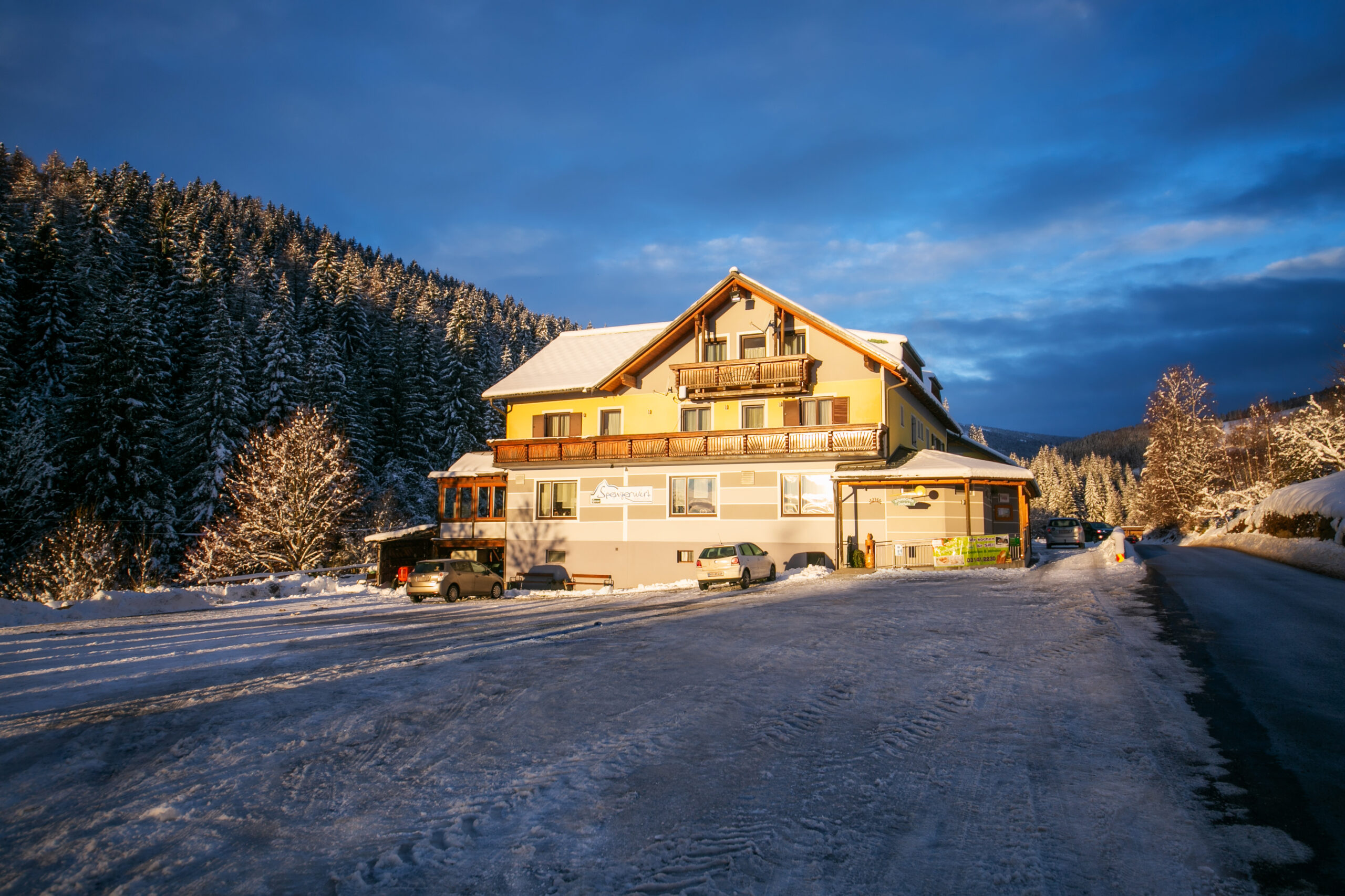 Spengerwirt im Winter