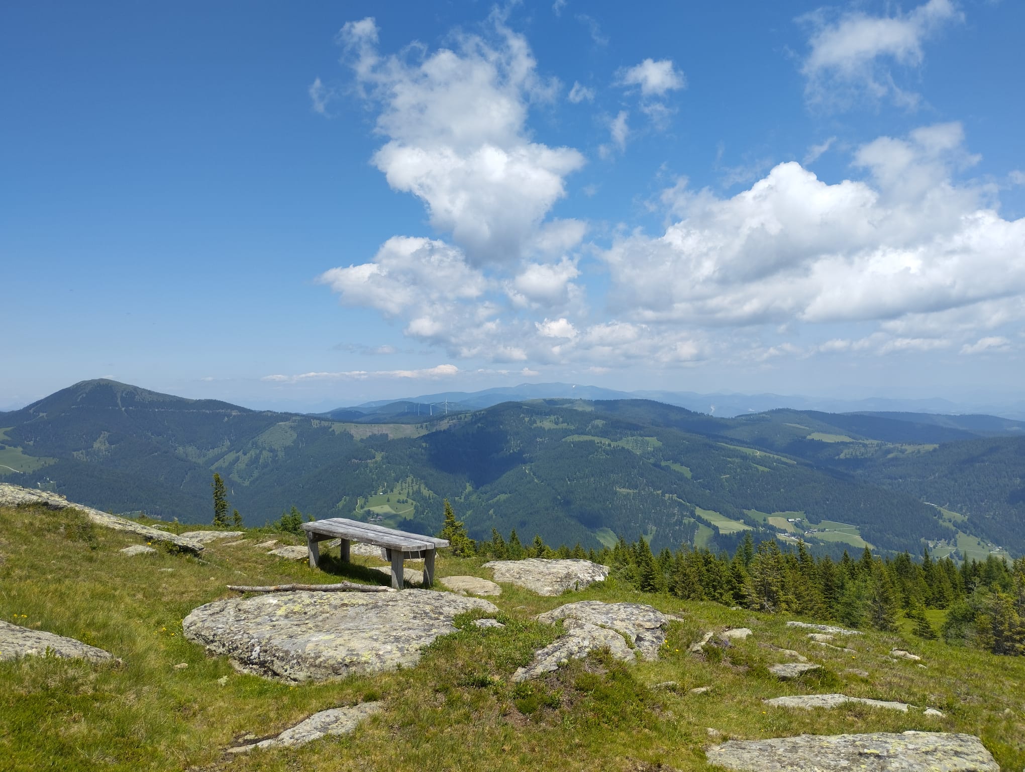 Wandern auf der Hirschegger Alm