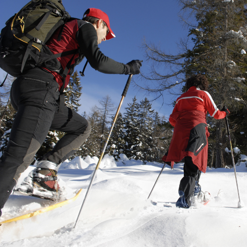Schneeschuhwandern Spengerwirt Hirschegg